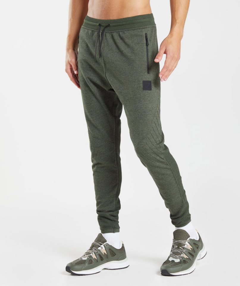 Men\'s Gymshark Retake Knit Jogger Olive | CA N80AD5